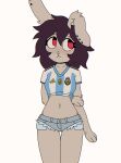 2026 3_fingers absurd_res adidas alexa_(crischar_foxito) anthro argentina_national_football_team blue_clothing blue_shirt blue_topwear bottomwear breasts clothing crischar_foxito crop_top denim denim_bottomwear denim_clothing denim_shorts digital_drawing_(artwork) digital_media_(artwork) ear_piercing eyelashes female fifa fingers fur hair hi_res hotpants jersey lagomorph leporid mammal multicolored_clothing multicolored_shirt multicolored_topwear navel one_ear piercing portrait purple_hair rabbit red_eyes shirt shorts simple_background slim_female soccer_jersey soccer_uniform solo sportswear text text_on_clothing text_on_jersey text_on_shirt text_on_topwear three-quarter_portrait topwear uniform white_background white_body white_clothing white_fur white_shirt white_topwear
