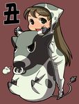  animal_costume chinese_zodiac copyright_request cow cow_costume lowres new_year nose_piercing nose_ring piercing solo year_of_the_ox yoshiki_ryouma 