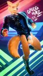 9:16 anthro balls beverage black_boots black_clothing black_footwear black_jacket black_topwear boots bulge canid canine chastity_cage chastity_device clothed clothing container cup digital_media_(artwork) disposable_cup english_description fangs flat_chastity_cage footwear fox fur genitals gregg_lee hi_res holding_beverage holding_container holding_cup holding_object humanoid_hands jacket latex latex_clothing latex_jacket latex_topwear latex_underwear leather leather_clothing leather_jacket leather_topwear looking_at_viewer male mammal metal_chastity_cage night_in_the_woods orange_body orange_fur pantsless_anthro pantsless_male red_cup shoes sidekick smile solo tail teeth text topwear underwear wearing_chastity_cage wearing_chastity_device