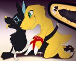 2024 3_claws 3_fingers 3_toes agumon all_fours anthro anthro_on_anthro anthro_penetrated anthro_penetrating anthro_penetrating_anthro anubian_jackal bandage bandai_namco belt biped black_body black_ears black_fur black_penis black_tail blue_inner_ear blue_markings bodily_fluids canid canine canis claws cum cum_drip cum_from_vagina cum_in_uterus cum_in_vagina cum_inside cutaway darkskull digimon digimon_(species) digital_media_(artwork) digitigrade doggystyle dripping duo ejaculation erection eyelashes eyes_closed facial_markings feet female female_anthro female_penetrated finger_claws fingers from_behind_position fur fur_markings genital_fluids genitals gradient_background green_eyes head_markings hi_res internal internal_vaginal interspecies jackal looking_pleasured male male/female male_anthro male_penetrating male_penetrating_female mammal markings meraence mouth_closed nude nude_anthro nude_female nude_male open_mouth orgasm orgasm_face penetration penile penile_penetration penis penis_in_vagina red_belt scalie semi-anthro sex side_view simple_background small_ears small_tail smile snout tail tapering_penis teeth toe_claws toes tongue tongue_out uterus vaginal vaginal_canal vaginal_penetration white_claws yellow_body yellow_claws yellow_ears yellow_nose yellow_tail yellow_tongue