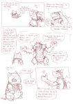  blush claws clothing comic dialog dragon druddigon embarrassed english_text lizard male nintendo pok&#233;mon pok&eacute;mon reptile sandshrew scalie sheer_(artist) smile tears text thumbs_up video_games young 