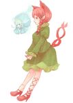  animal_ears braid cat_ears halo high_heels juliet_sleeves kaenbyou_rin long_sleeves ma_nyan_(nyao_mao_nyao) multiple_girls multiple_tails pointy_ears puffy_sleeves red_eyes red_hair tail touhou white_hair zombie_fairy 