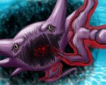  black_fog dengeki!_pikachu ghost haunter monster nintendo no_humans pokemon tapa_(tapa) 