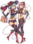  2girls boots christmas gem_oblivion komeiji_koishi komeiji_satori multiple_girls thigh_boots thighhighs touhou 