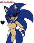  belinbotton blood breasts butt female love_sign smile sonic.exe teeth 
