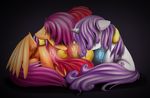  apple_bloom_(mlp) crying cub dark_background equine female friendship_is_magic fur group_hug hair high-roller2108 horn horse looking_down my_little_pony necklace orange_fur pegasus pony purple_hair red_hair sad scootaloo_(mlp) sweetie_belle_(mlp) tears unicorn white_fur wings yellow_fur young 