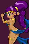  ass capcom dancer jewelry lots_of_jewelry no_panties pepipopo purple_hair shantae shantae:_risky's_revenge shantae_(character) wayforward 