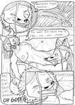  canine comic duo female fox male mammal oral straight triadfox 