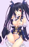  breasts choujigen_game_neptune n.g. noire nopan topless 