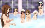  6+girls akiyama_mio blush breasts hirasawa_yui k-on! kotobuki_tsumugi multiple_girls nakano_azusa nipples nude pussy rm rm_(rm32) tainaka_ritsu tan tanline uncensored yamanaka_sawako 
