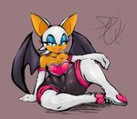  anthro bat big_breasts blue_eyes breasts camel_toe cleavage clothed clothing female hair looking_at_viewer mammal rouge_the_bat sega smile solo sonic_(series) tight_clothing white_hair wings wolflance 