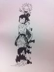  cobra_(fairy_tail) fairy_tail gajeel_redfox laxus_dreyar mashima_hiro natsu_dragneel sketch wendy_marvell 