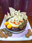  bad_pixiv_id cake chocolate food halloween hanzoo jack-o'-lantern jojo_no_kimyou_na_bouken metallica_(stand) no_humans photo stand_(jojo) unconventional_media 