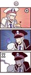  3koma ^_^ bad_id bad_pixiv_id closed_eyes coat comic emphasis_lines forced_smile gameplay_mechanics gen_5_pokemon gloves gojya grey_hair hat heart joltik kudari_(pokemon) litwick multiple_boys necktie nobori_(pokemon) peaked_cap pokemon pokemon-amie pokemon_(creature) pokemon_(game) pokemon_bw pokemon_xy short_hair siblings silent_comic silver_hair twins uniform 