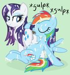  anatomically_correct_pussy animal_genitalia anus arrkhal cum cum_everywhere cutie_mark duo eating_shit equine equine_pussy f&aelig;ces feces female feral friendship_is_magic hair horn horse long_hair mammal messy my_little_pony pegasus plain_background pony pussy rainbow_dash_(mlp) rarity_(mlp) scat unicorn wings 