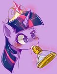  crown drinking equine female flask friendship_is_magic fur hair horn hua113 magic mammal my_little_pony plain_background purple_eyes purple_fur purple_hair solo sweat twilight_sparkle_(mlp) unicorn 