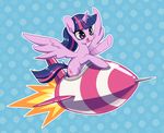  equine female flying friendship_is_magic hair horn horse mammal multi-colored_hair my_little_pony pony purple_eyes purple_hair rocket solo space-kid sparkle twilight_sparkle_(mlp) winged_unicorn wings 