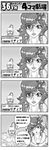  1girl 4koma comic final_fantasy final_fantasy_iv greyscale long_hair monochrome older rydia shuninshunin translated yang_fang_leiden 