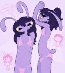 :< anthro bikini blush bodily_fluids body_blush breasts bulge butt butt_blush cat_smile clothing colored_line_art cross-popping_vein dark_hair ear_blush female glitch_productions gooseworx's_post-transition_jax_design hair hi_res insult insulting_viewer jax_(tadc) lagomorph leporid long_hair mammal navel pattern_clothing pink_background ponytail pose purple_body rabbit rabbit_ears sassy simple_background sketch sketch_background slim small_breasts smile smiling_at_viewer smirk smirking_at_viewer solo speech_bubble stagsect sweat swimwear the_amazing_digital_circus trans_(lore) trans_woman_(lore) two-piece_swimsuit wavy_hair wet yellow_sclera