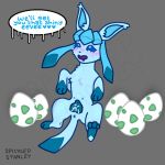 1:1 ahegao animal_genitalia animal_vulva bestiality bestiality_impregnation blue_body blue_vulva blush bodily_fluids canid canine canine_genitalia canine_nipples canine_vulva cum cum_drip cum_in_vagina cum_inside dialogue dripping drooling eeveelution egg feet female female_feral feral fluffy generation_4_pokemon genital_fluids genitals glaceon hindpaw impregnation looking_pleasured mammal nintendo nipples paws pokemon pokemon_(species) pokemon_egg raised_paw saliva solo spickledstanley vulva