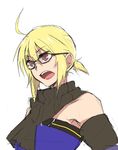  artist_request blonde_hair emil_castagnier glasses lowres male_focus ponytail red_eyes scarf solo tales_of_(series) tales_of_symphonia tales_of_symphonia_knight_of_ratatosk white_background 