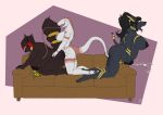 absurd_res accessory ankh anthro anthro_on_anthro anthro_penetrated anthro_penetrating anthro_penetrating_anthro anubian_jackal areola balls bare_breasts belly big_belly black_areola black_body black_fur black_nipples black_nose bodily_fluids both_pregnant breasts canid canine canis cum egg egg_from_nipples egg_inflation extreme_french_kiss eyeless female female_anthro female_penetrated french_kissing from_behind_position fur genital_fluids genitals group gynomorph gynomorph/female gynomorph_anthro gynomorph_penetrating gynomorph_penetrating_female hair hi_res hoki_(joseluisgm) huge_belly hyper hyper_belly hyper_pregnancy impregnation inflation intersex intersex/female intersex/intersex intersex_anthro intersex_penetrating intersex_penetrating_female jackal jahzara kissing looking_pleasured lying mammal multiple_pregnancies munsu89 nipple_fetish nipple_oviposition nipple_penetration nipple_piercing nipple_play nipples nude nude_anthro nude_female nude_gynomorph open_mouth oral orgasm oviposition ovipositor ovum penetration piercing pregnant pregnant_anthro pregnant_female pregnant_gynomorph pregnant_intersex pregnant_sex pupils red_pupils sex shujaa_(coltron20) speed_lines tail tail_fetish tail_ovipositor tail_play tail_sex tattoo tongue tongue_out trio uterus vaginal vaginal_penetration white_body wolf
