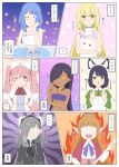  6+girls :d ;) ^_^ absurdres aisha_belka aiz_wallenstein anger_vein angry animal animal_ear_fluff animal_ears apron artemis_(danmachi) bandeau bare_arms bare_shoulders black_dress black_hair blonde_hair blue_hair blush bracelet breasts brown_hair burning capelet cat_ears chloe_rollo clenched_hands closed_eyes closed_mouth commentary_request dark-skinned_female dark_skin dress dungeon_ni_deai_wo_motomeru_no_wa_machigatteiru_darou_ka elbow_gloves elf fire gloves green_dress green_eyes grey_hair hair_between_eyes hair_over_one_eye hands_up hat heith_velvet high_ponytail highres holding holding_animal horn_(danmachi) jewelry juliet_sleeves lefiya_viridis long_hair long_sleeves looking_at_viewer maid maid_headdress multiple_girls one_eye_closed open_mouth pink_hair pointy_ears ponytail puffy_short_sleeves puffy_sleeves purple_ribbon rabbit red_eyes ribbon serika shirt short_hair short_sleeves sleeveless sleeveless_dress sleeveless_shirt smile strapless stuffed_animal stuffed_rabbit stuffed_toy teeth tsundere twintails v-shaped_eyebrows very_long_hair water white_apron white_dress white_gloves white_shirt yandere yellow_eyes 