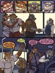 2026 3:4 absurd_res accessory anthro beard boomer_(nanoff) canid canine canis cigarette close-up clothing comic dialogue ear_piercing english_text eyebrow_piercing facial_hair facial_piercing father_(lore) father_and_child_(lore) father_and_son_(lore) felid female fur gesture group handshake hi_res kiss_on_cheek kissing male mammal mature_male miles_(nanoff) mother_(lore) mother_and_child_(lore) mother_and_son_(lore) mustache nanoff necktie overweight overweight_anthro overweight_male pantherine parent_(lore) parent_and_child_(lore) parent_and_son_(lore) piercing profanity romantic romantic_couple smoking smoking_cigarette son_(lore) speech_bubble suspenders text tiger topwear vest white_body white_fur wolf xavier_(nanoff)
