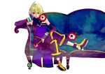  ahoge artist_request blonde_hair emil_castagnier male_focus red_eyes scarf solo source_request tales_of_(series) tales_of_symphonia tales_of_symphonia_knight_of_ratatosk 