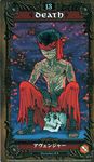  artist_request avenger character_name death_(tarot_card) fate/hollow_ataraxia fate/stay_night fate_(series) full_body_tattoo highres male_focus scan shirtless skull solo tarot tattoo 