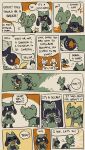 13_panel_comic 2026 absurd_res ambiguous_gender anthro beak biped black_eyes black_text blue_body blue_fur bodily_fluids chatot chatot_(eotds) chest_tuft comic derek_(flavia-elric) dialogue dot_eyes english_text exclamation_point eyebrows eyes_closed feral flavia-elric fur generation_4_pokemon group hi_res inner_ear_fluff looking_at_another male_(lore) mouth_closed nintendo open_mouth open_smile paws pokemon pokemon_(species) pokemon_mystery_dungeon pupils quadruped question_mark red_eyes riolu shen_(flavia-elric) shinx simple_eyes smile speech_bubble spike_chunsoft sweat sweatdrop tail talking_to_another text trio tuft white_pupils white_sclera wings yellow_eyes
