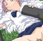  1girl blush censored character_request clothed_sex eyes_closed glass lying oekaki penis pink_hair pixiv_manga_sample pussy rape sex short_hair solo_focus source_request spread_legs tears tomu_(tomubobu) tomubobu 