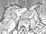  2022 braided_hair claws digital_media_(artwork) dragon duo hair horn natoli scales smile tongue 