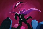  bronyseph cape equine feral friendship_is_magic fur glowing grave graveyard headless horse magic mammal my_little_pony outside pony solo standing sword tombstone weapon 