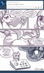  comic crown dialog english_text equine female feral friendship_is_magic hair headset horn horse john_joseco joystick mammal my_little_pony open_mouth pegasus pony princess_celestia_(mlp) princess_luna_(mlp) teeth text tongue winged_unicorn wings 