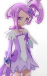  arm_warmers asymmetrical_clothes boots choker cowboy_shot crying cure_sword curly_hair detached_sleeves dokidoki!_precure fingerless_gloves gloves hair_ornament hairclip half_updo heart kenzaki_makoto magical_girl namizou ponytail precure purple purple_choker purple_eyes purple_hair purple_legwear purple_skirt sad short_hair side_ponytail simple_background skirt solo tears thigh_boots thighhighs white_background 