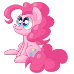  blue_eyes cutie_mark equine female feral friendship_is_magic fur hair horse long_hair looking_back mammal my_little_pony pink_fur pink_hair pinkie_pie_(mlp) plain_background pony sitting smile solo transparent_background zoiby 