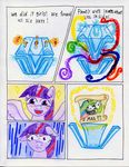  cardstock comic english_text equine female friendship_is_magic hair happy horn horse humor magic mammal meme my_little_pony pony princess_celestia_(mlp) smile text the1king traditional_media twilight_sparkle_(mlp) unicorn winged_unicorn wings 