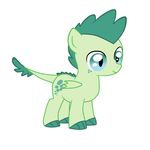  absurd_res claws crossbreed dragon drake_wings equine friendship_is_magic fur green_hair hair hi_res horn horse hybrid kilala97 kirin male mammal my_little_pony original_character plain_background pony smile turquoise_blitz wings young 