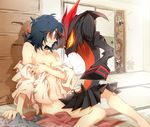  blush guts_(kill_la_kill) kill_la_kill mankanshoku_barazou mankanshoku_mako mankanshoku_matarou mankanshoku_sukuyo matoi_ryuuko nobu10 short_hair undressing uniform 