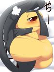  female looking_at_viewer mawile nintendo pok&#233;mon pok&eacute;mon red_eyes solo translated translation_request unknown_artist video_games 