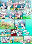  clothed clothing comic dialog english_text feline female fluttershy_(mlp) friendship_is_magic hair human humanized mammal mauroz multi-colored_hair my_little_pony text twilight_sparkle_(mlp) 