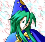  green_eyes hat heart long_hair mima solo star touhou very_long_hair wizard_hat yuran_(kuen-hien) 