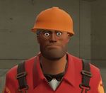  engineer engineer_(team_fortress_2) helmet human male nightmare_fuel solo 