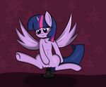  dildo dildo_sitting equine female feral friendship_is_magic horn horse insertion mammal masturbation my_little_pony penetration pony sex_toy smile solo spenws spreading twilight_sparkle_(mlp) winged_unicorn wings 