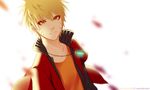  1boy blonde_hair cape eyeshadow frog_eyes jewelry looking_at_viewer makeup male male_focus naruto naruto_shippuuden necklace sei_(940925) seishiki solo uzumaki_naruto uzumaki_naruto_(sennin_mode) yellow_eyes 