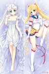  barefoot bishoujo_senshi_sailor_moon blonde_hair blue_eyes blue_sailor_collar blush boots breasts choker cleavage crescent dakemakura-koubou dakimakura double_bun dress dress_lift dual_persona elbow_gloves eternal_sailor_moon facial_mark forehead_mark gloves hair_ornament heart hina_(dakemakura) jewelry knee_boots large_breasts layered_skirt leg_lift long_hair lying magical_girl multiple_views no_panties on_back pleated_skirt princess_serenity pussy red_choker ribbon sailor_collar sailor_moon sailor_senshi_uniform see-through silver_hair skirt smile tsukino_usagi twintails very_long_hair white_footwear white_gloves white_hair wings 