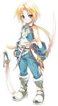  bad_id bad_pixiv_id final_fantasy final_fantasy_ix male_focus mizuki_kotora smile solo sword tail weapon zidane_tribal 