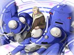  batou cyborg ghost_in_the_shell ghost_in_the_shell_stand_alone_complex mecha ponytail robot satomi tachikoma white_hair 