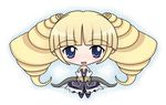  archer_(disgaea) blonde_hair blue_eyes chibi disgaea solo 